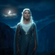 Lady Galadriel en la trilogía The Hobbit.